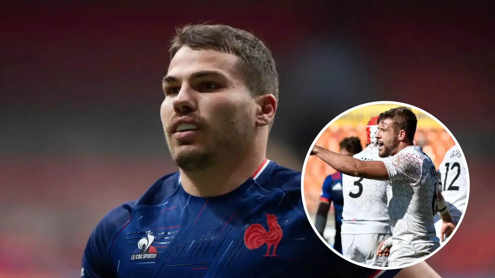France start Antoine Dupontn and former Great Britain sevens captain Tom Mitchell.