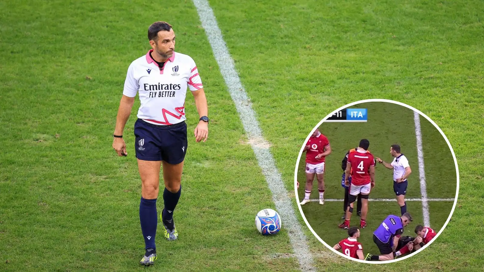 ‘Your job is to referee the game’ – Heated exchange between Wales coach and referee during Six Nations clash