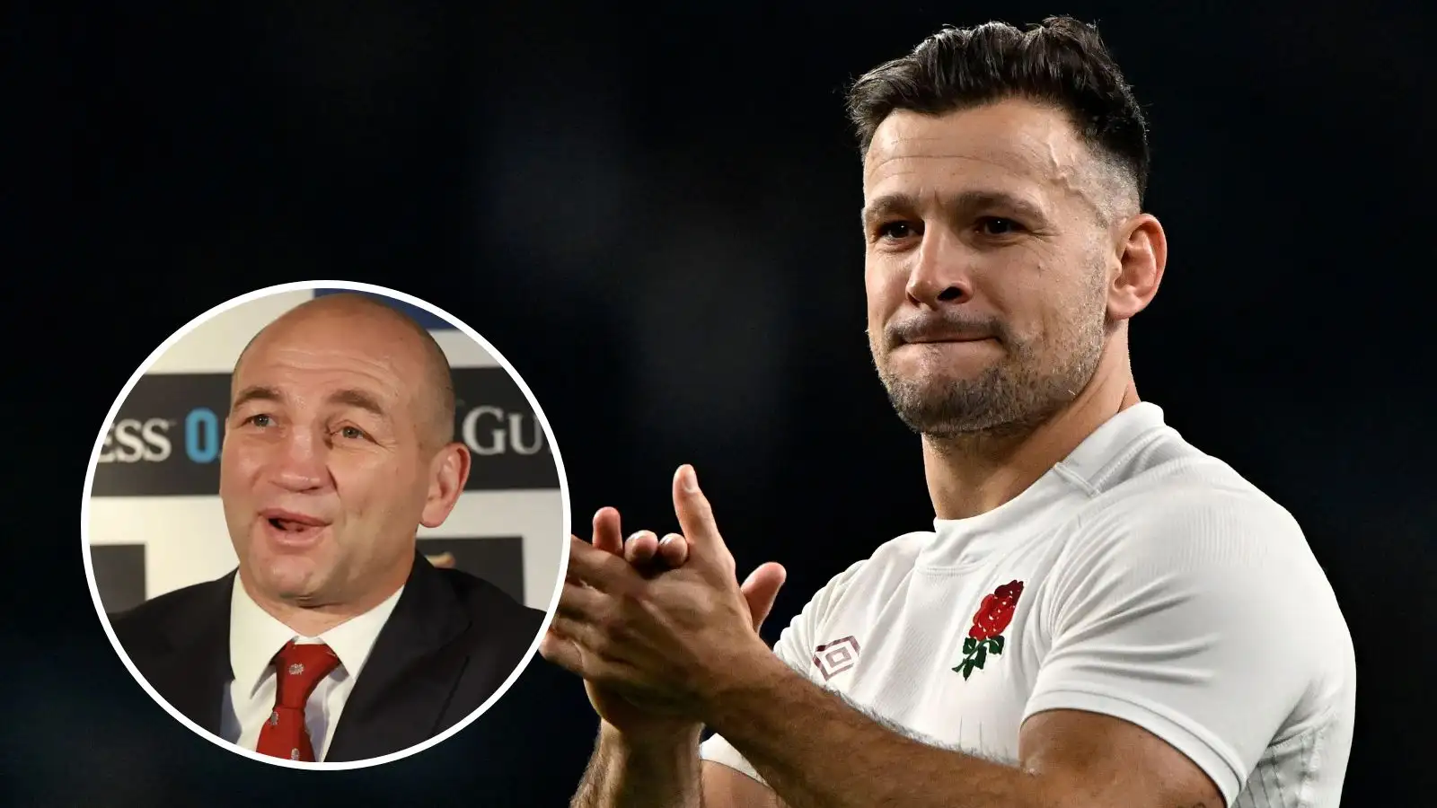 England head coach Steve Borthwick and scrum-half Danny Care.
