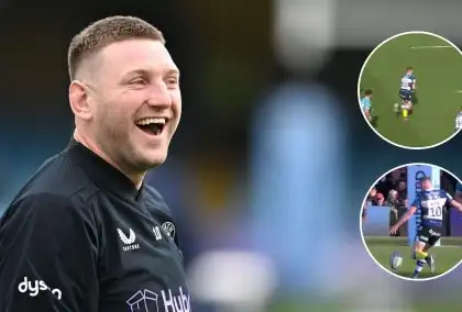 ‘My first one that I’ve got!’ – Finn Russell nails his career first drop goal with his WEAKER foot