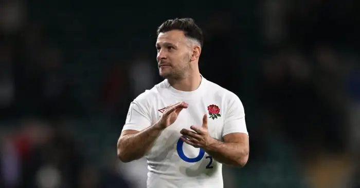 Six Nations International Rugby England versus Wales; Danny Care of England applauds fans after the match