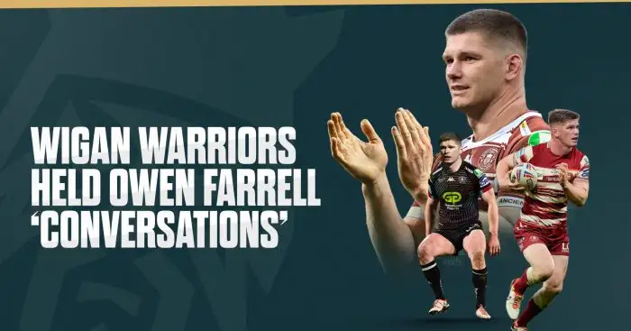 Wigan Warriors were 'right in the mix' to sign Owen Farrell.