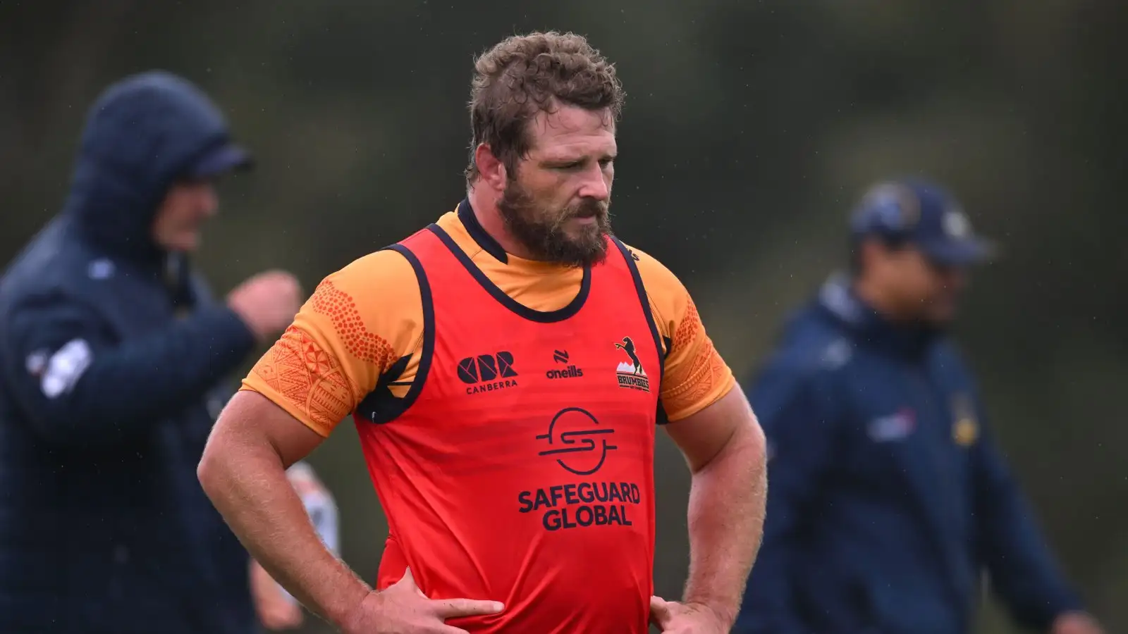 Brumbies veteran James Slipper during training.