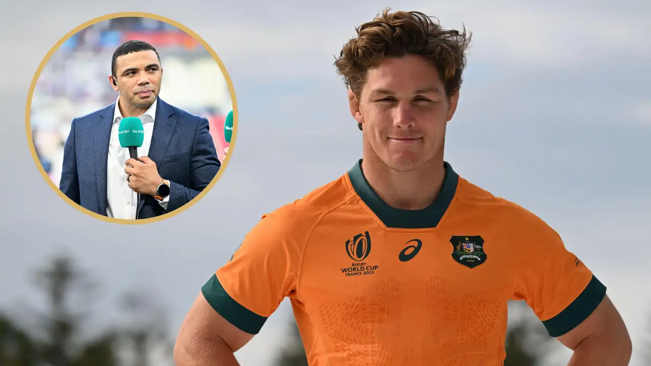 Split with the great Bryan Habana and Australia's Michael Hooper.
