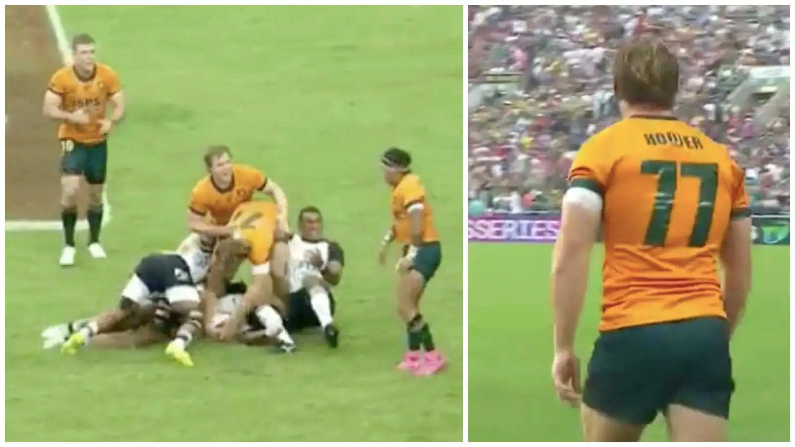 Australia Sevens star Michael Hooper.