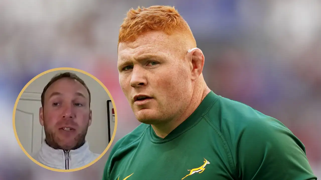 Springboks prop Steven Kitshoff and ex-Ireland and Ulster flanker Stephen Ferris.