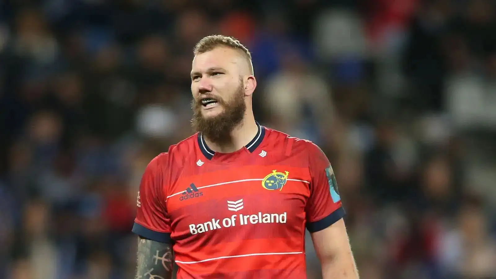 RG Snyman of Munster during the United Rugby Championship 2022/23 Grand Final between Stormers and Munster held at Cape Town Stadium in Cape Town.