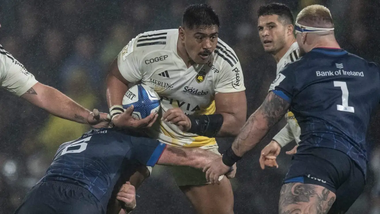 Will Skelton in action for La Rochelle against Leinster in the Champions Cup