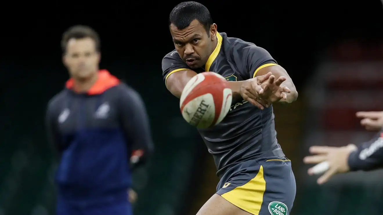 Kurtley Beale Wallabies training 2018 - Alamy