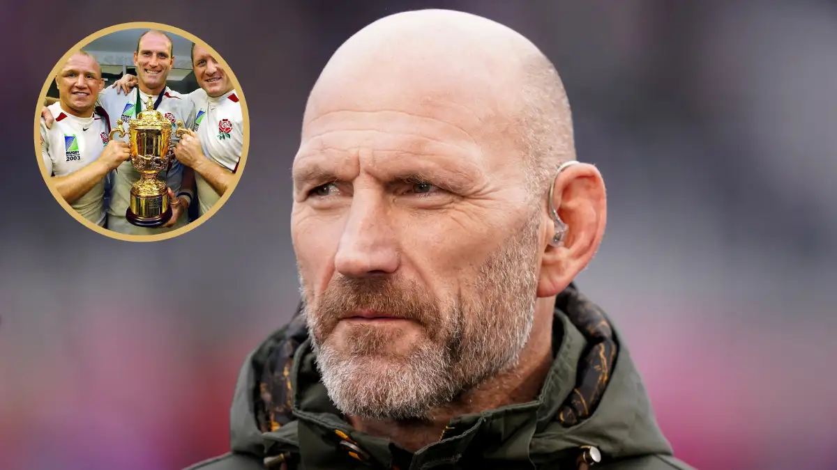 Rugby World Cup winning England forward Lawrence Dallaglio.