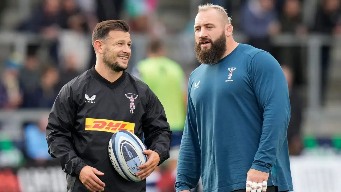 Harlequins duo Danny Care and Joe Marler.
