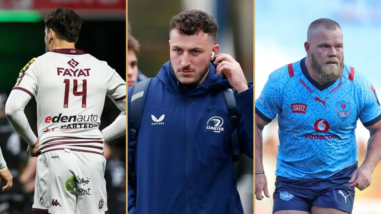 Bordeaux winger Damian Penaud, Leinster flanker Will Connors and Bulls hooker Akker van der Merwe.