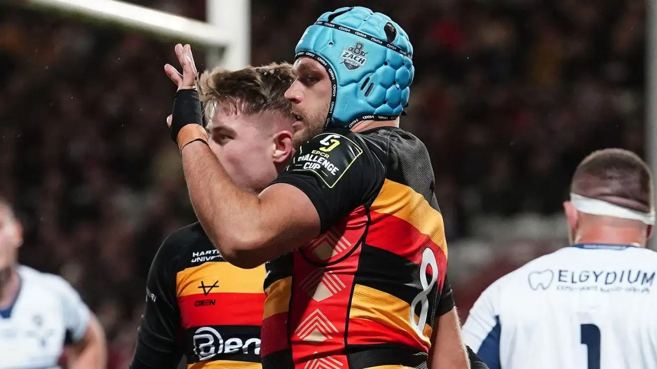 Zach Mercer in action for Gloucester.