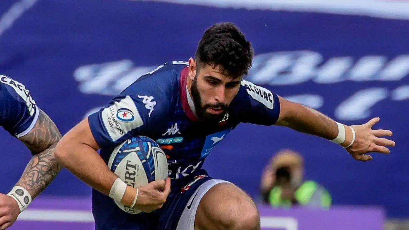 Bordeaux fullback Romain Buros.