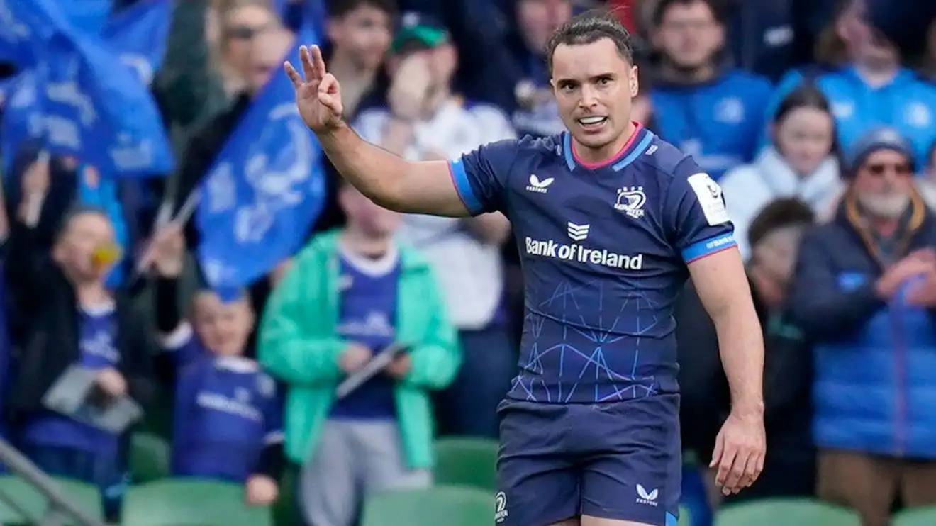 Leinster wing James Lowe.