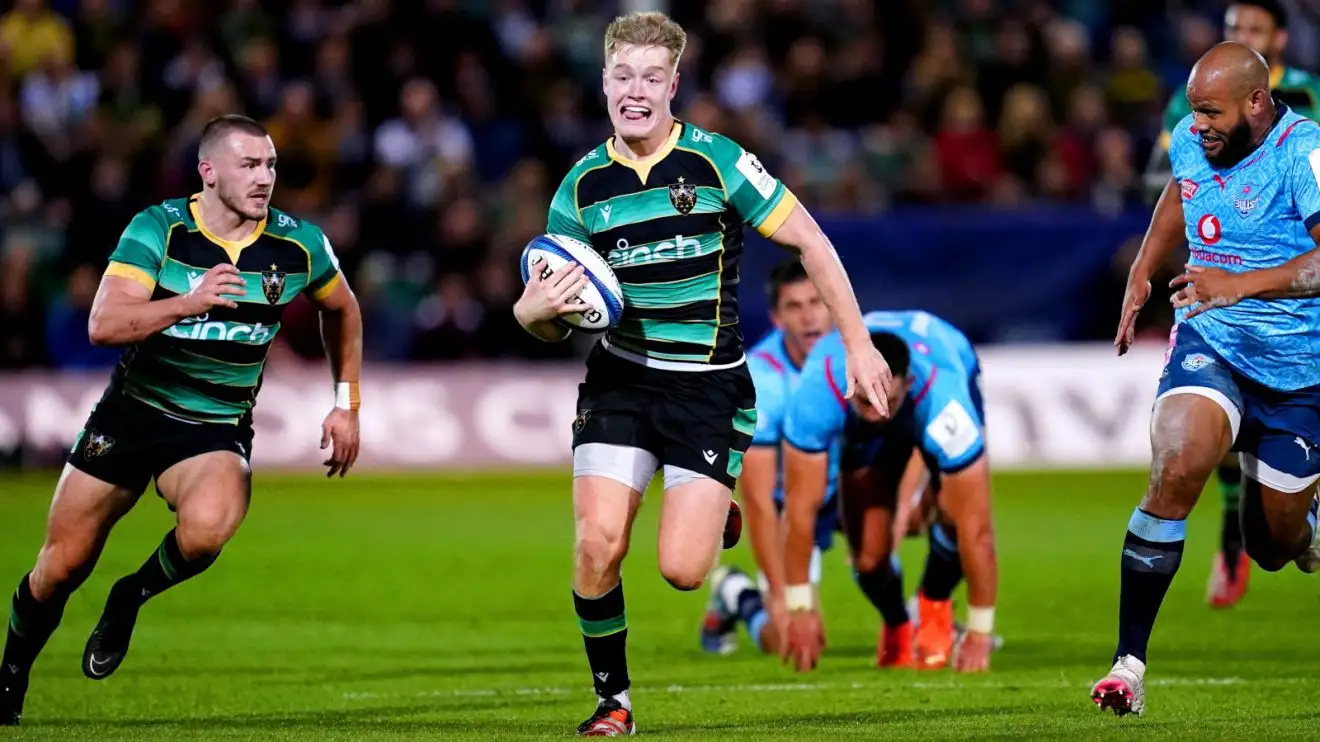 Northampton Saints against the Bulls in the Champions Cup in 2024.