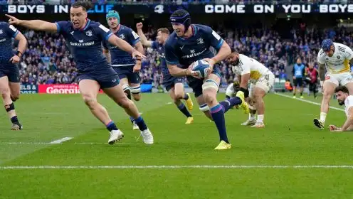 Ryan Baird try Leinster v La Rochelle Champions Cup QF 2024 - Alamy.jpg