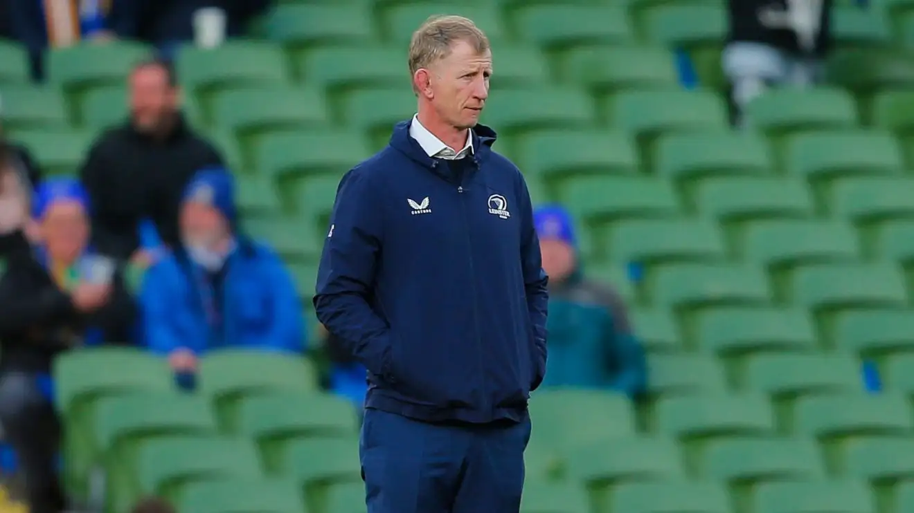Leinster head coach Leo Cullen ahead of Champions Cup knockout game in 2024.