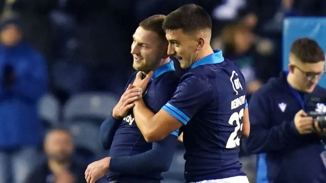 Finn Russell and Cameron Redpath for Scotland.