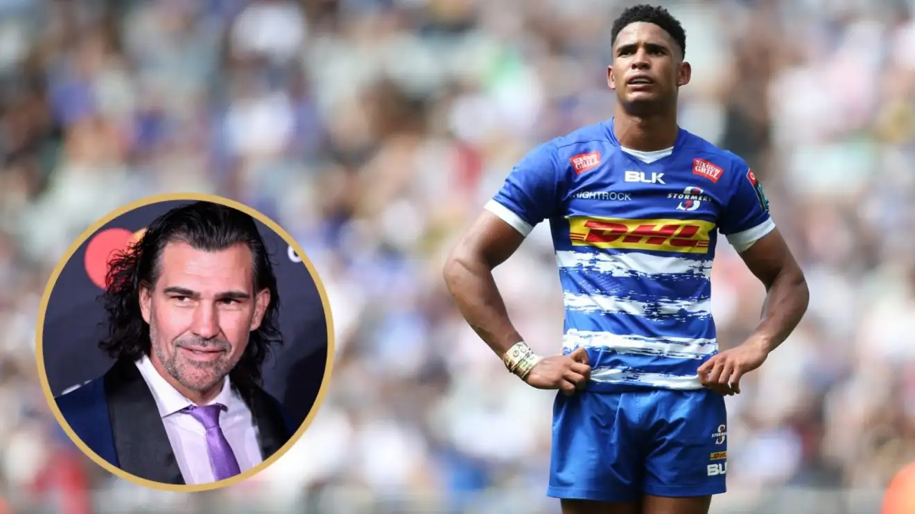 Split with Sacha Feinburg-Mngomezulu and Victor Matfield.
