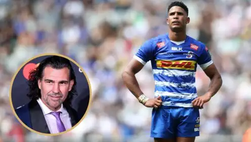 Split with Sacha Feinburg-Mngomezulu and Victor Matfield.