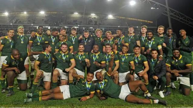2023 World Rugby U20 Championship 3rd/4th playoff game between South Africa and England at Athlone Stadium in Cape Town, South Africa on 14 July 2023