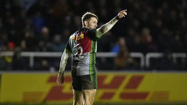 Will Edwards during the Harlequins V Sale Sharks Gallagher Premiership rugby match.