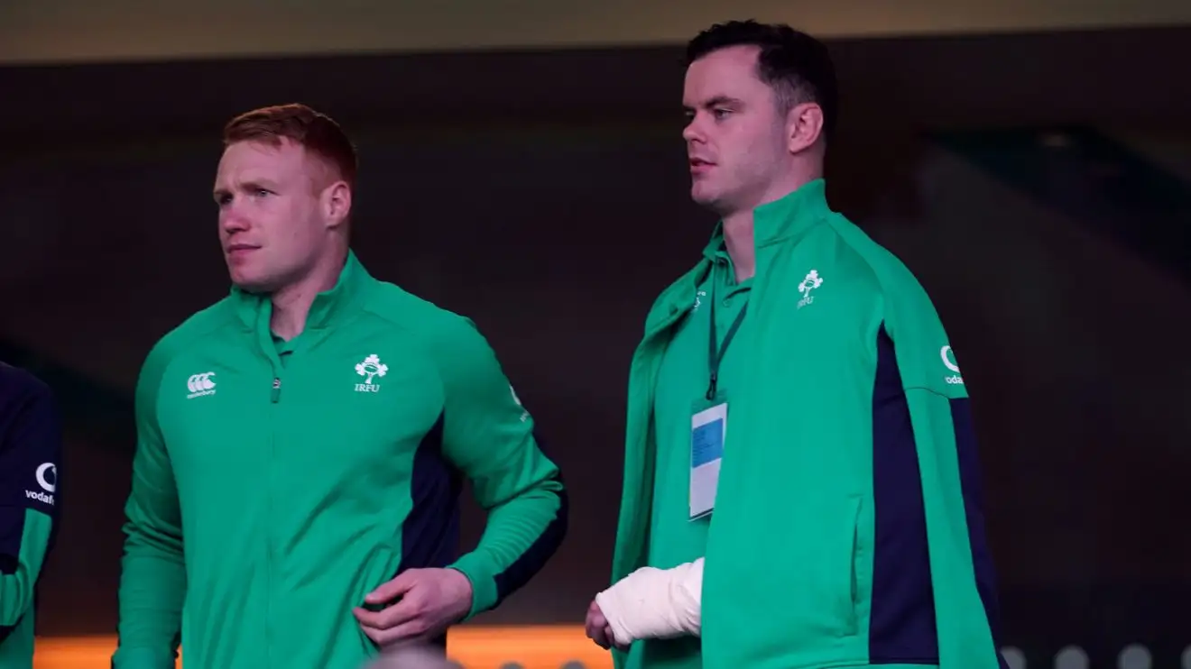 James Ryan after suffering injury during the 2024 Six Nations.