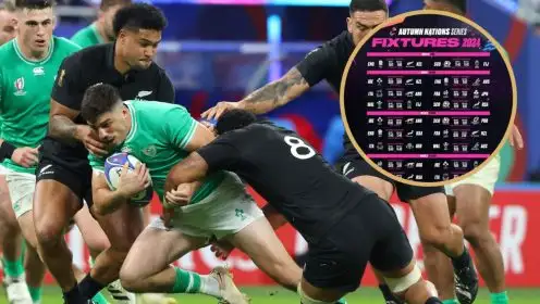 Autumn Nations Series: All the 2024 fixtures including dates and kick-off times