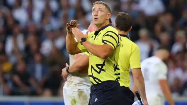 Irish referee Andrew Brace, who takes charge of a Champions Cup semi-final.