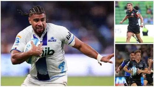 Split with Blues star Hoskins Sotutu, Chief Cortez Ratima and Hurricane Ruben Love.