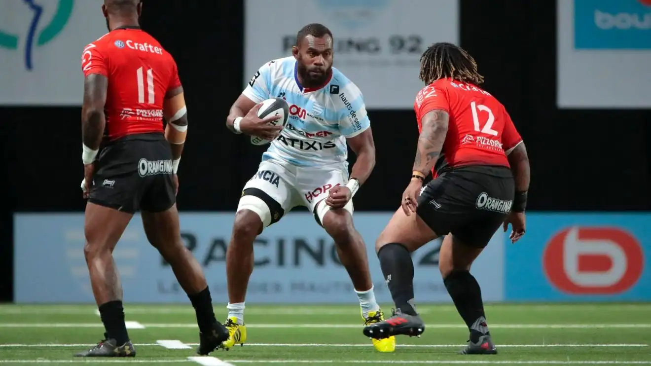 Racing 92's Leone Nakarawa during the French Championship Top 14.