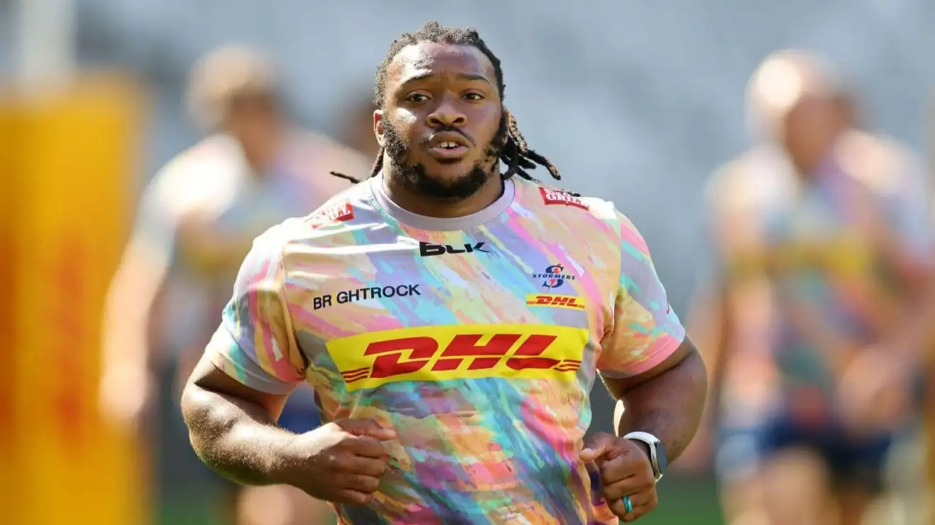 Joseph Dweba during the DHL Stormers captains run.