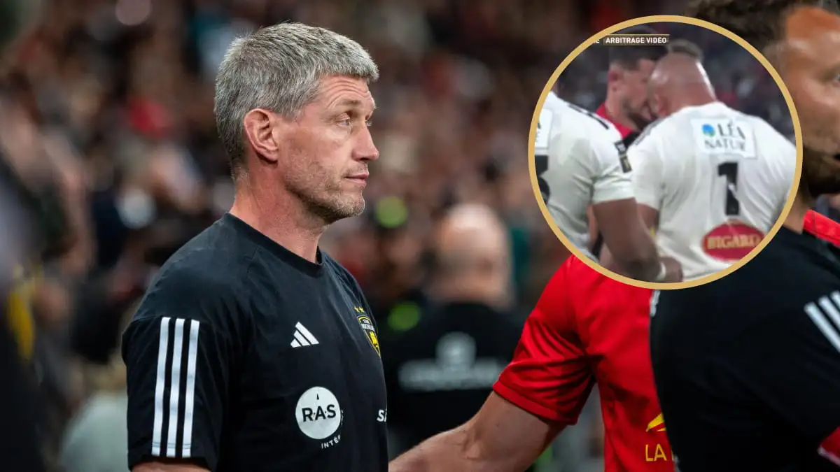 La Rochelle boss Ronan O'Gara and prop Reda Wardi's headbutt.