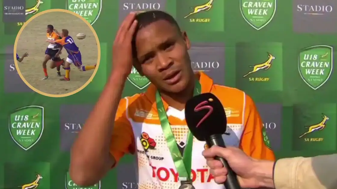 Cheetahs fly-half Alzeadon Felix during Craven Week 2024.