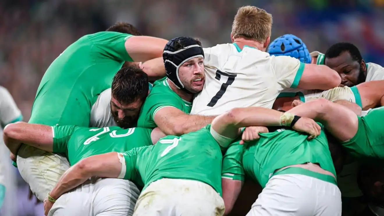 Ireland number eight Caelan Doris against the Springboks.