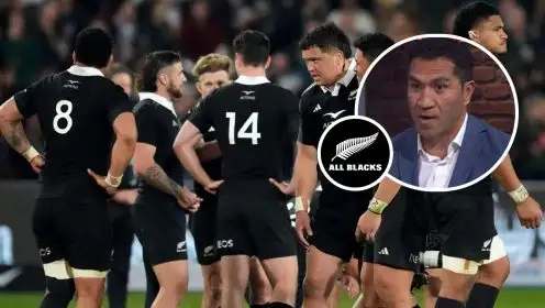 All Blacks players and Mils Muliaina image