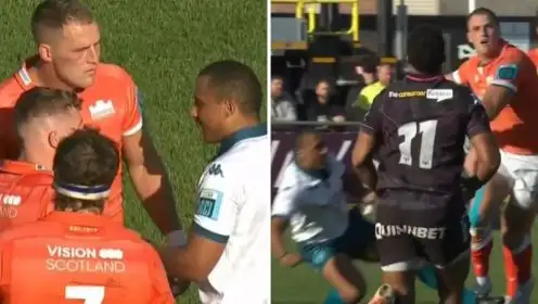 WATCH: Duhan van der Merwe cops bizarre penalty following ‘push’ on South African referee