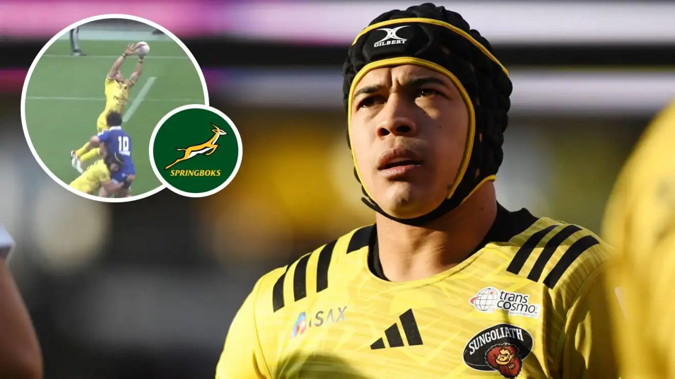 Springboks winger Cheslin Kolbe playing for Japanese club Suntory Sungoliath.