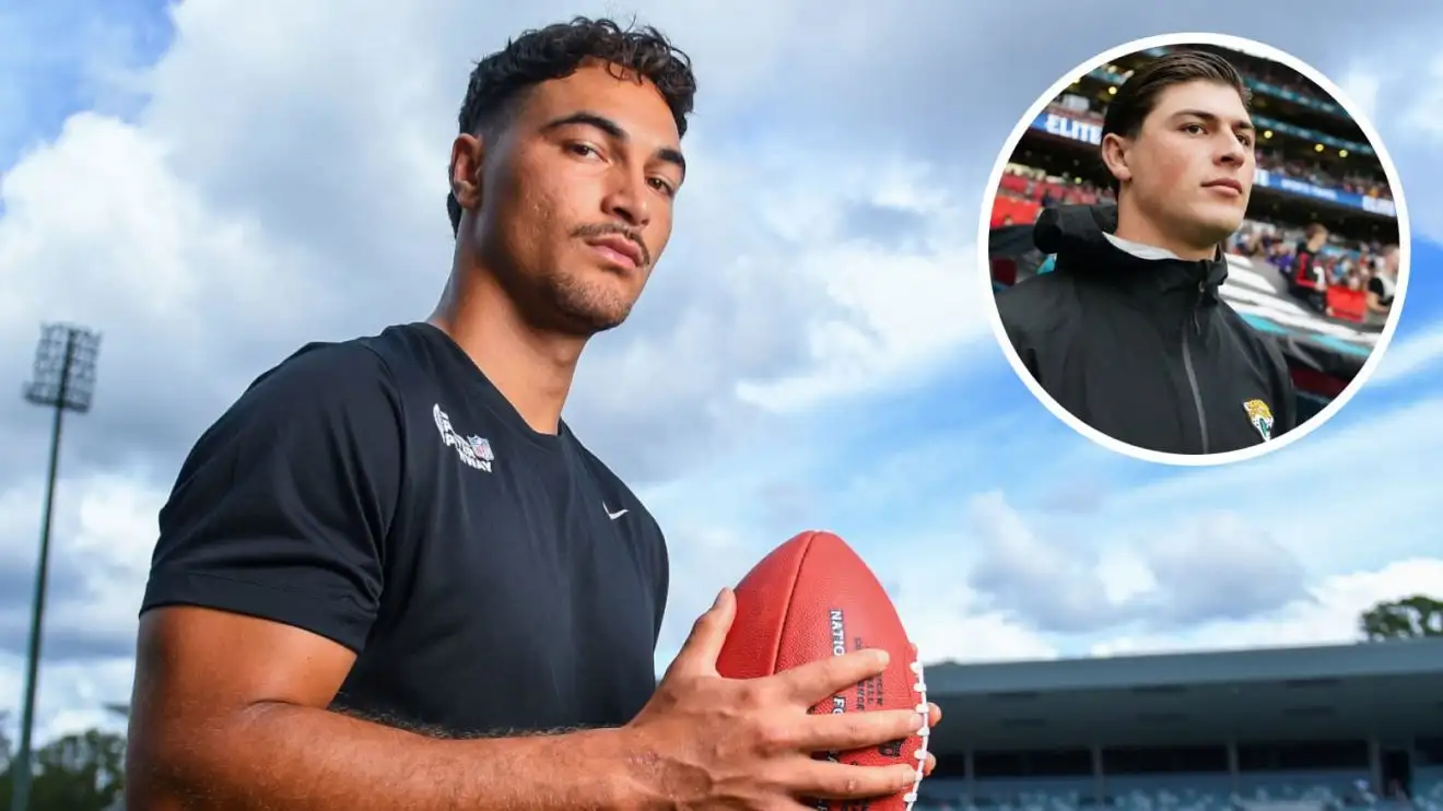 Ex-Wallabies star's 'huge risk' pays off as he follows Louis Rees-Zammit in signing NFL deal but rejects Patrick Mahomes and Travis Kelce's team