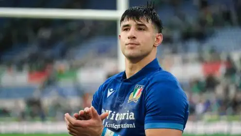 Benetton hit back at ‘completely unfounded’ rumours about Italy midfielder Tommaso Menoncello