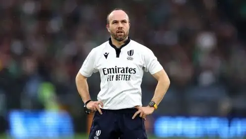 ‘Poor performance’ of Mike Adamson bashed by ex-referee who claims ‘I struggle to see the benefit in continuing with this official’ after Sharks-Munster debacle