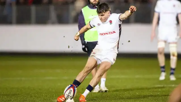 England U20s fly-half Ben Coen in action during the 2025 U20s Six Nations