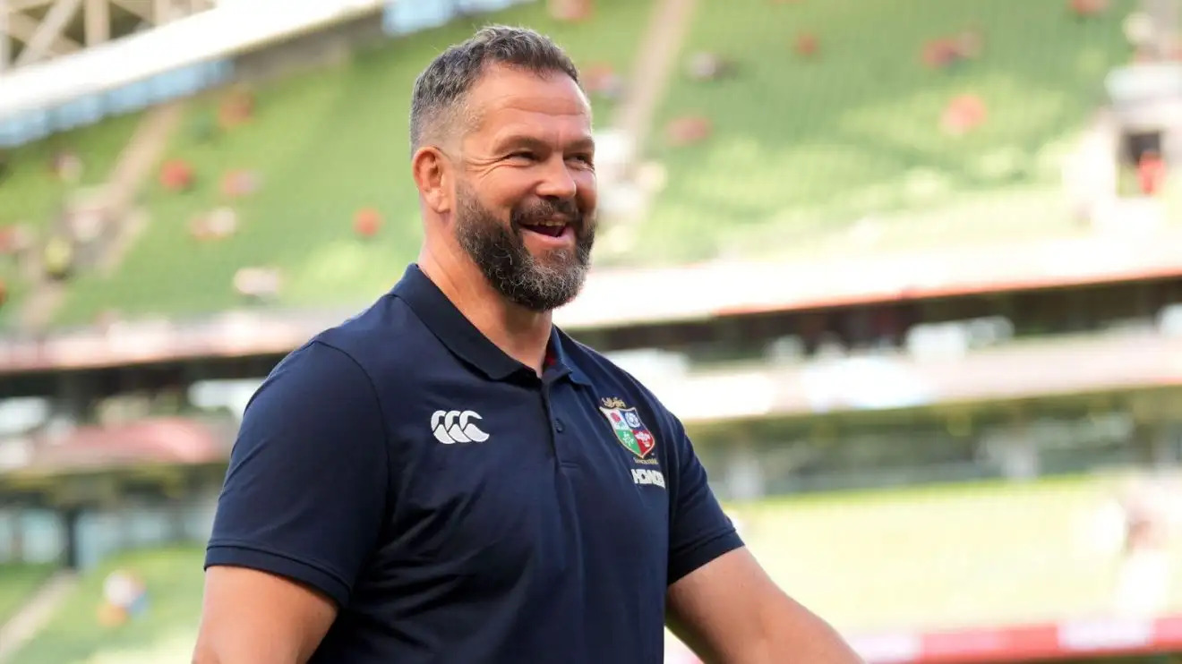 Andy Farrell before the British and Irish Lions v Argentina game in 2025