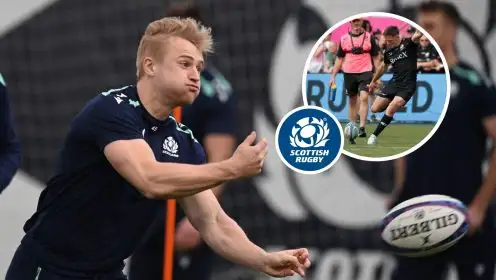 Ex-Crusaders star to debut for Scotland in Finn Russell’s absence as young squad prepares for major match in New Zealand