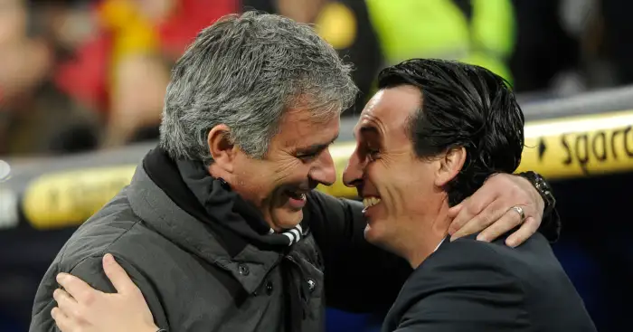 Every time Unai Emery has managed a team against Jose Mourinho