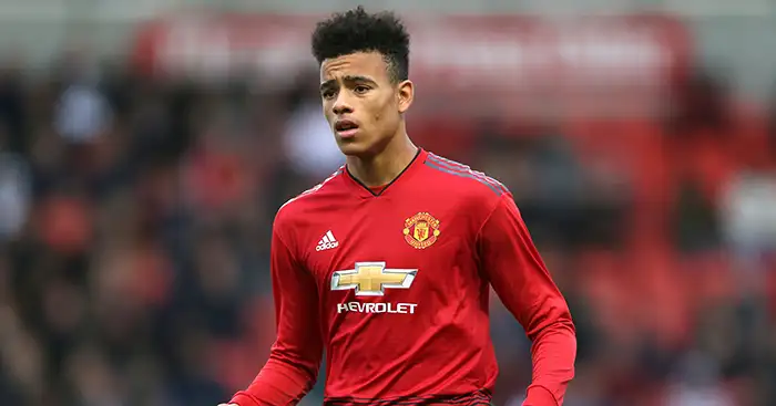 Mason Greenwood in Man United training ahead of West Brom