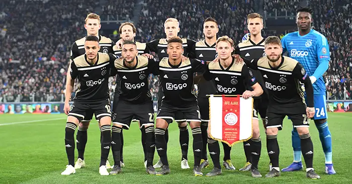 FM19 sims the entire careers of Ajax’s De Jong, Le Ligt, Van de Beek & Neres