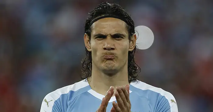 All hail Edinson Cavani, a child’s drawing of a ‘striker’ made real