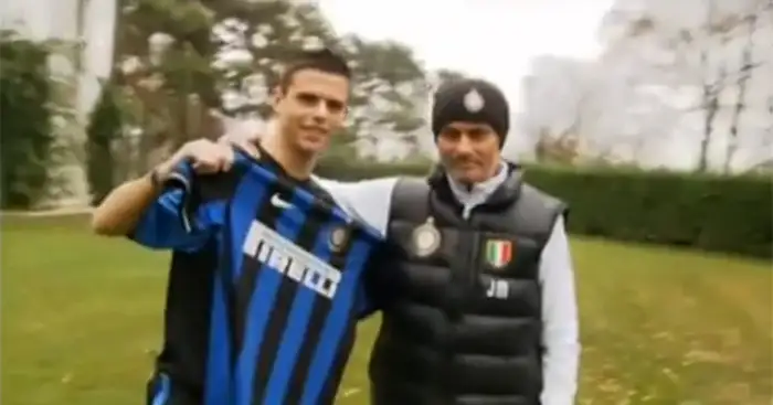 The story of the player who won a reality TV show to sign for Inter
